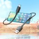 Кабель Hoco X96 Hyper 100W TYPE-C USB (m)-USB Type-C (m) 1м черный коробка