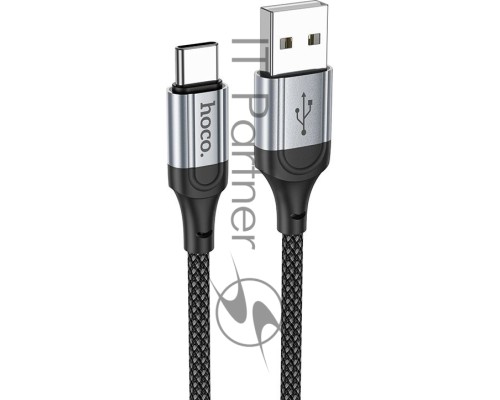 Кабель Hoco X102 Fresh Type-C USB (m)-USB Type-C (m) 1м черный коробка