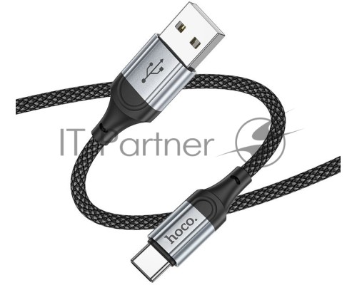 Кабель Hoco X102 Fresh Type-C USB (m)-USB Type-C (m) 1м черный коробка