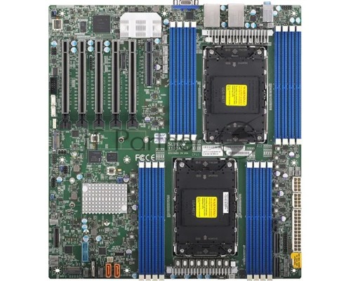 Серверная материнская плата Supermicro MBD-X13DAI-T-B, 2xLGA4677, Intel C741, 16xDDR5, 10xSATA, 2xM.2, 5xPCI-E 5.0 x16, 1xPCI-E 5.0 x8, 1xVGA, 2x 10Gb LAN, 6xUSB 3.0, 2xUSB 2.0, 1xUSB 3.2 Gen 1, E-ATX Серверная материнская плата Supermicro MBD-X13DAI-T-B, 2xLGA4677, Intel C741, 16xDDR5, 10xSATA, 2xM.2, 5xPCI-E 5.0 x16, 1xPCI-E 5.0 x8, 1xVGA, 2x 10Gb LAN, 6xUSB 3.0, 2xUSB 2.0, 1xUSB 3.2 Gen 1, E-ATX