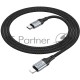 Кабель Hoco X102 Fresh iP USB Type-C (m)-Lightning (m) 1м черный коробка