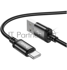 Кабель Hoco X89 Wind USB (m)-USB Type-C (m) 1м черный без упаковки