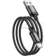 Кабель Hoco X89 Wind USB (m)-USB Type-C (m) 1м черный без упаковки