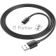 Кабель Hoco X96 Hyper iP USB (m)-Lightning (m) 1м черный коробка