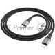 Кабель Hoco X86 iP Spear PD USB Type-C (m)-Lightning (m) 1м черный коробка