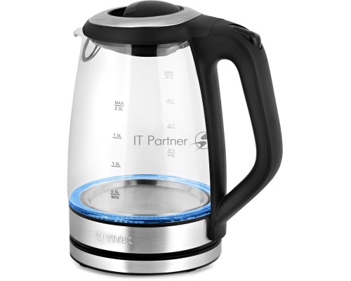 Чайник электрический Vitek VT-8800 2л. 2200Вт разноцветный корпус: стекло