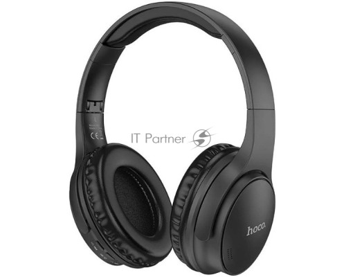 Наушники накладные Hoco Mighty W40 черный беспроводные bluetooth оголовье