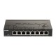 Коммутатор D-Link DGS-1100-08PV2/A3A (L2) 8x1Гбит/с 8PoE 64W настраиваемый