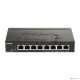 Коммутатор D-Link DGS-1100-08PV2/A3A (L2) 8x1Гбит/с 8PoE 64W настраиваемый