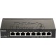 Коммутатор D-Link DGS-1100-08PV2/A3A (L2) 8x1Гбит/с 8PoE 64W настраиваемый