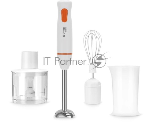 Блендер погружной Vitek Orange VT-3406 белый/оранжевый 700Вт
