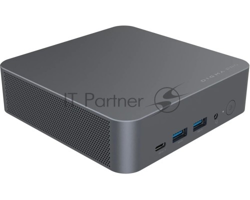 Неттоп Digma Pro Minimax X1 i5 12450H (2) 8Gb SSD256Gb UHDG Windows 11 Professional GbitEth WiFi BT 100W серый (DPP5-8CXW03)