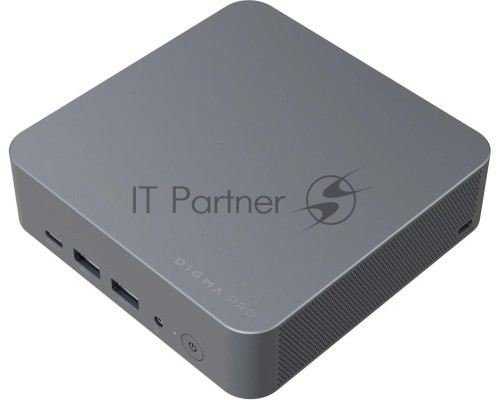 Неттоп Digma Pro Minimax X1 i5 12450H (2) 8Gb SSD256Gb UHDG Windows 11 Professional GbitEth WiFi BT 100W серый (DPP5-8CXW03)