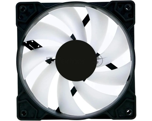 Вентилятор для корпуса Оклик OG-CF120RGB1-BK RGB 120х120x25 черный 3-pin 4-pin (Molex) 23дБ Ret