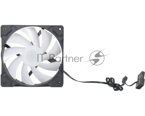 Вентилятор для корпуса Оклик OG-CF120RGB1-BK RGB 120х120x25 черный 3-pin 4-pin (Molex) 23дБ Ret