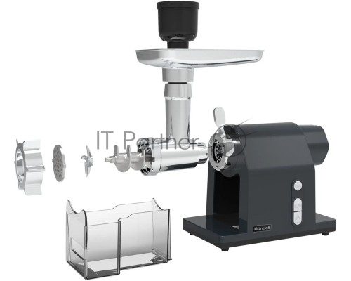 Мясорубка Rondell RDE-1452, 2000Вт, графит/серебристый