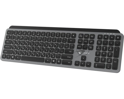 Клавиатура Оклик K859W беспроводная USB серый/черный (2002136)