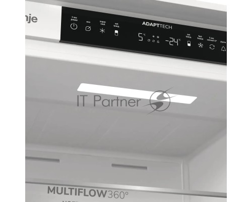 Холодильник встраиваемый Gorenje NRKI519141 белый двухкамерный 207/68 л морозилка снизу, No Frost