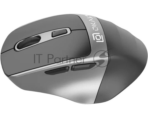 Мышь беспроводная Oklick 516MW черный/серебристый, 1600 dpi, радиоканал, Bluetooth, USB, кнопки - 6