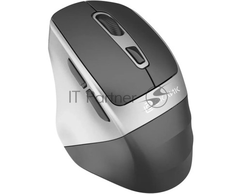 Мышь беспроводная Oklick 516MW черный/серебристый, 1600 dpi, радиоканал, Bluetooth, USB, кнопки - 6