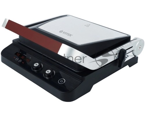 Электрогриль Vitek VT-2638 2000Вт черный/стальной