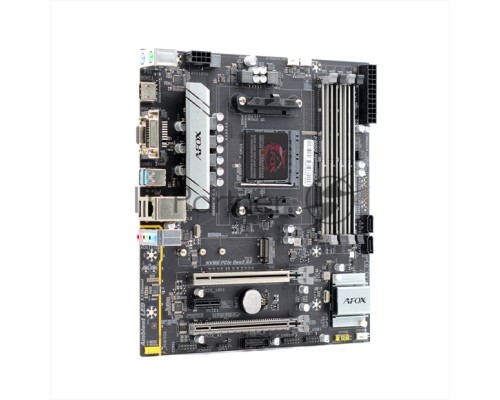 Материнская плата AFOX A520D4-MA5-V2, AM4, AMD A520, 2xDDR4, 4xSATA, 1xM.2, 1xPCI-E 3.0 x16, 2xPCI-E x1, 1xMini PCI-E, 1xHDMI, 1xVGA, 1x 1Gb LAN, 2xUSB-A 2.0, 4xUSB-A 3.0, 3x3.5 мм, 5.1, mATX