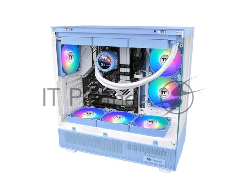 Вентилятор для корпуса Thermaltake CT140 Sync Hydrangea Reverse ARGB 140х140x25 голубой 4-pin 32.8дБ (упак.:2шт) (CL-F201-PL14BU-A) Ret