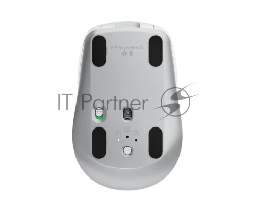 Мышь беспроводная/проводная Logitech MX Anywhere 3S серый, 8000 dpi, радиоканал, Bluetooth, USB, кнопки - 6
