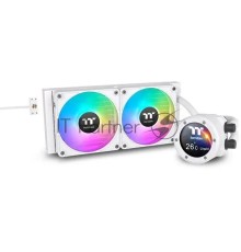 Система водяного охлаждения Thermaltake TH240 V2 Ultra EX Snow ARGB Soc-AM5/AM4/1151/1200/1700 белый 4-pin 28.5dB Al+Cu LCD Ret (CL-W425-PL12SW-A)