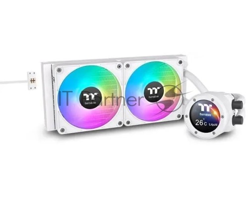 Система водяного охлаждения Thermaltake TH280 V2 Ultra EX Snow ARGB Soc-AM5/AM4/1151/1200/1700 белый 4-pin 30.7dB Al+Cu LCD Ret (CL-W427-PL14SW-A) Система водяного охлаждения Thermaltake TH280 V2 Ultra EX Snow ARGB Soc-AM5/AM4/1151/1200/1700 белый 4-pin 30.7dB Al+Cu LCD Ret (CL-W427-PL14SW-A)