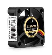 Вентилятор 5В DC ExeGate ExtraPower EP03010S3P-5 (30x30x10 мм, Sleeve bearing (подшипник скольжения), 3pin, 12000RMP, 33dBA)