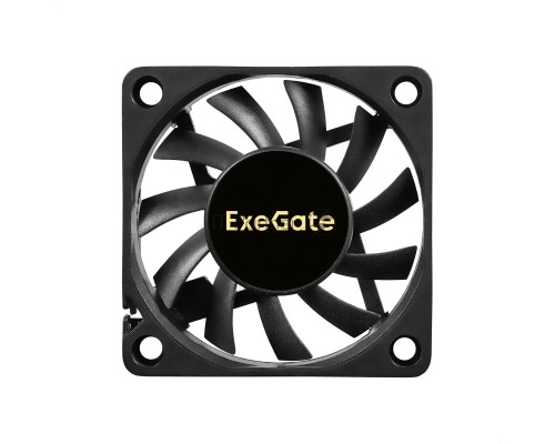 Вентилятор 12В DC ExeGate EX06010B3P (60x60x10 мм, 2-Ball (двойной шарикоподшипник), 3pin, 2000RPM, 16dBA)