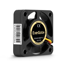 Вентилятор 24В DC ExeGate EX04010B3P-24 (40x40x10 мм, 2-Ball (двойной шарикоподшипник), 3pin, 7500RMP, 38,5dBa)