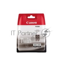 Картридж струйный Canon PGI-35 1509B029 черный двойная упак. (382стр.) (18.60мл) для Canon Pixma iP100