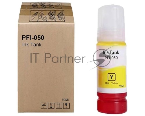 Картридж струйный Canon PFI-050Y 5701C001 желтый (70мл) для Canon imagePROGRAF TC-20M