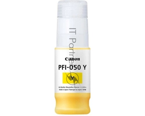 Картридж струйный Canon PFI-050Y 5701C001 желтый (70мл) для Canon imagePROGRAF TC-20M