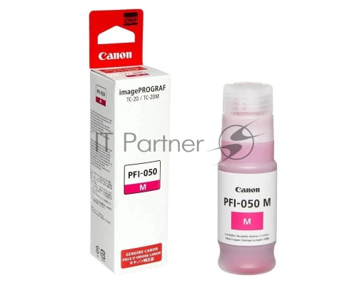 Картридж струйный Canon PFI-050M 5700C001 пурпурный (70мл) для Canon imagePROGRAF TC-20M