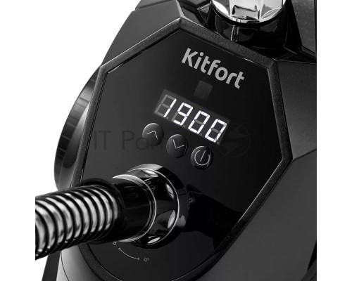 Отпариватель напольный Kitfort КТ-9115 2200Вт черный/черный