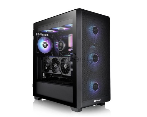 Компьютерный корпус Thermaltake S250 TG ARGB Mid Tower Chassis (CA-1Y6-00M1WN-00) Black Win1 SPCC/Tempered Glass* 1/CT120 ARGB Fan*4/Brown Box Компьютерный корпус Thermaltake S250 TG ARGB Mid Tower Chassis (CA-1Y6-00M1WN-00) Black Win1 SPCC/Tempered Glass* 1/CT120 ARGB Fan*4/Brown Box