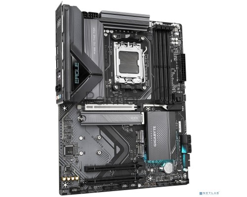 Материнская плата Gigabyte X870 EAGLE WIFI7, AM5, AMD X870, 4xDDR5, 4xSATA, 3xM.2, 1xPCI-E 5.0 x16, 2xPCI-E 3.0 x1, 1xHDMI, 1xUSB-C (DP), 1x 2.5Gb LAN, 4xUSB-A 2.0, 3xUSB-A 3.2 Gen 1, 1xUSB-A 3.2 Gen 2, 2xUSB-C 3.2 Gen 2 (USB4), 3x3.5 мм, 7.1, ATX