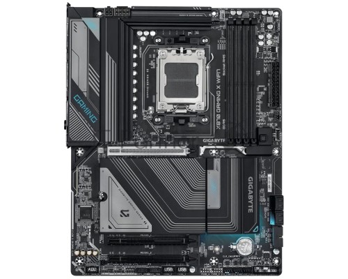 Материнская плата Gigabyte X870 GAMING X WIFI7, AM5, AMD X870, 4xDDR5, 4xSATA, 3xM.2, 1xPCI-E 5.0 x16, 2xPCI-E 3.0 x1, 1xHDMI, 1xUSB-C (DP), 1x 2.5Gb LAN, 4xUSB-A 2.0, 3xUSB-A 3.2 Gen 1, 1xUSB-A 3.2 Gen 2, 2xUSB-C 3.2 Gen 2 (USB4), 3x3.5 мм, 7.1, ATX