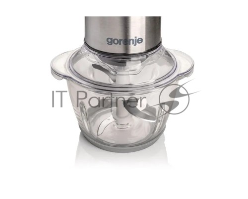 Измельчитель электрический Gorenje S450XE 1.2л. 450Вт серебристый/черный