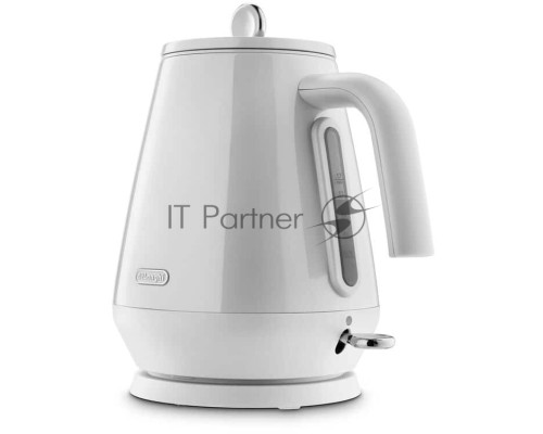 Чайник электрический Delonghi KBY2001.W 1.7л. 2200Вт белый корпус: металл/пластик