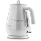 Чайник электрический Delonghi KBY2001.W 1.7л. 2200Вт белый корпус: металл/пластик