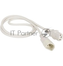 Шнур питания Lanmaster LAN-PP13/14-10-WH C13-С14 проводник.:3x0.75мм2 10м 220В 10А белый
