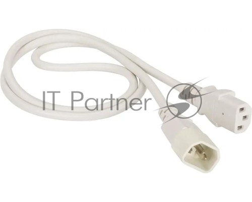 Шнур питания Lanmaster LAN-PP13/14-10-WH C13-С14 проводник.:3x0.75мм2 10м 220В 10А белый