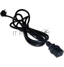 Шнур питания Lanmaster LAN-PP19/SHA-5.0-BK C19-Schuko проводник.:3x1.5мм2 5м 220В 16А черный