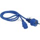 Шнур питания Lanmaster LAN-PP13/SH-10-BL C13-Schuko проводник.:3x0.75мм2 10м 220В 10А синий