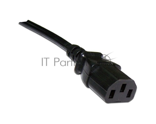 Шнур питания Lanmaster LAN-PP13/SHA-0.5-BK C13-Schuko проводник.:3x0.75мм2 0.5м 220В 10А (упак.:1шт) черный