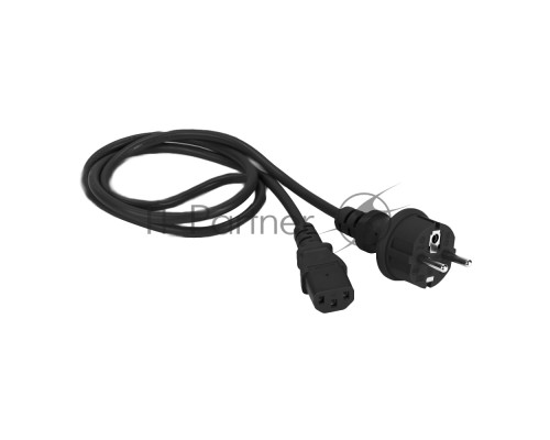 Шнур питания Lanmaster LAN-PP13/SH-10-BK C13-Schuko проводник.:3x0.75мм2 10м 250В 10А черный